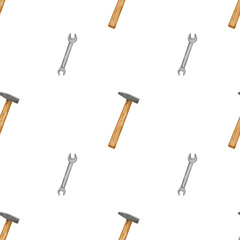 LABOR DAY. Beautiful drawing of construction tools. View from above, close-up. Preparing for the celebration. Congratulations to family, relatives, friends and colleagues. National holiday concept