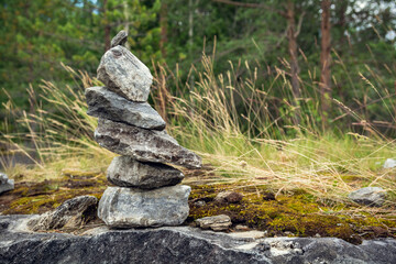 Beauty of the Karelian land. Karelia ruskeala mountain park.