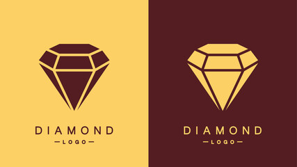 Diamond logos. Modern style. Vector illustration. © Bon_man