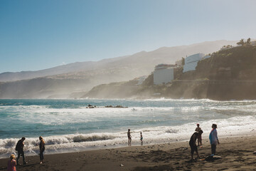 surfer on the beach