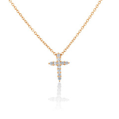 golden cross necklace