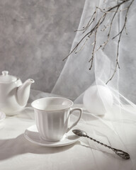 Picture with a porcelain cup.