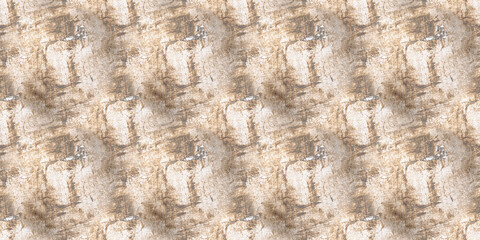 Beige Old Grunge Effect. Brown Retro Crack Background. Art Rough Grain Texture. Distress Dust Stamp. Ink Vintage Illustration. Dirt Brush Pattern. Abstract Cement. Paint Grunge Effect.