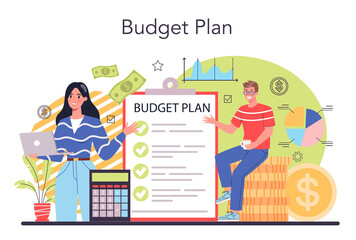 Budgeting concept. Idea of financial planning and well-being.