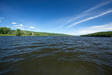 Connecticut River in Haddam, Connecticut, in June.