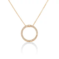 Poster gold necklace with diamonds © alarsonphoto