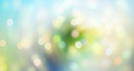 Obraz premium green and bokeh abstract creative background graphic 3d-illustration design