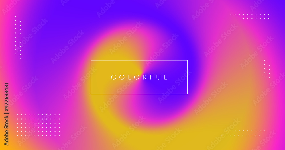 Aufkleber abstract colorful modern background. spash of colors illustration. smooth iridescent gradient backdr