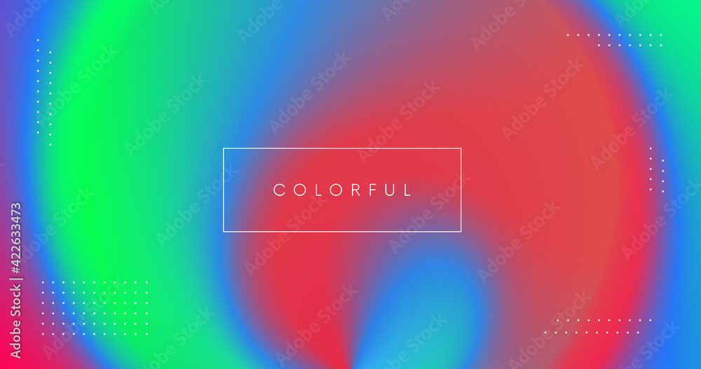 Aufkleber abstract colorful modern background. spash of colors illustration. smooth rainbow gradient backdrop.