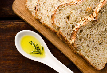 bread and olive oil