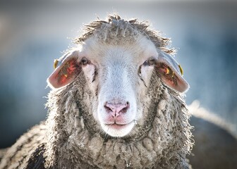 Sheep face