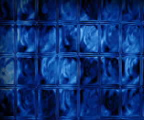 Blue Textured Square Glass Background