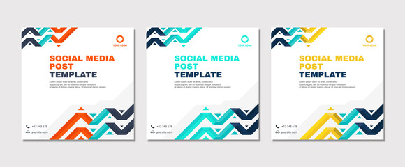 Set of modern abstract Unique Editable Social Media banner Template.Promotional web banner for social media post.Elegant sale ads and discount promo