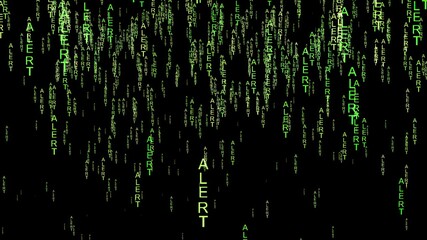 Alert online web concept 3d illustration