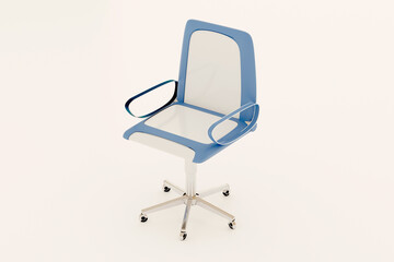 3D Illustration of a office chair