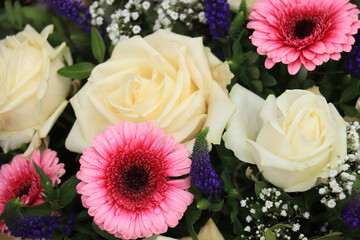 Flower arrangement for a wedding