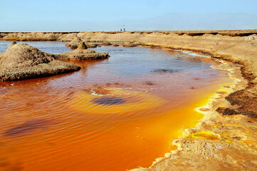 Paysages de Dallol, désert de Danakil, Éthiopie