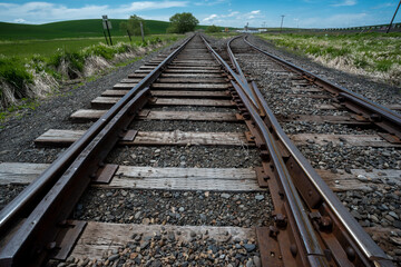 Fototapeta premium Old Railroad Tracks in Washington State