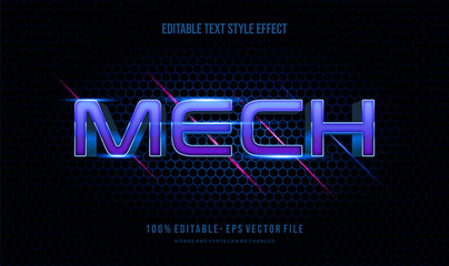 Modern editable text effect vibrant modern color shiny. Text style effect. Editable fonts vector files	