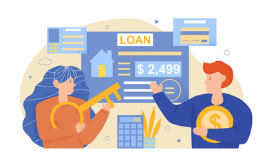 House loan or money investment to real estate.