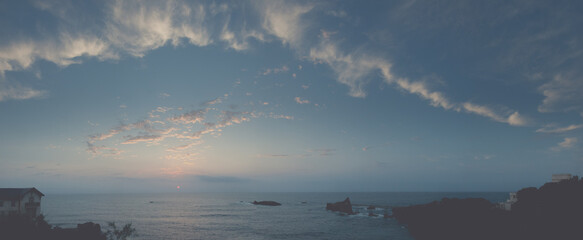 Bord de mer dans le pays basque