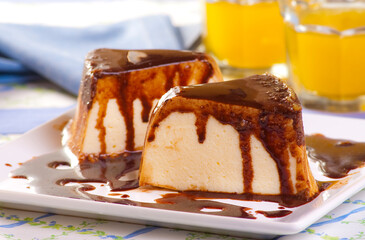 compota gelada de chocolate e baunilha