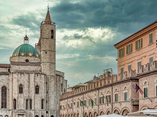 Naklejka premium Ascoli, Marche Italy