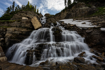 Fototapeta na wymiar Long Exposure of Logan Creek Falls