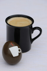 ostern, ostereier, kaffee, espresso, cappuccino, ei, osterhase