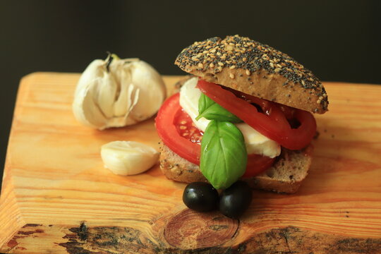 Italian Caprese sandwiches