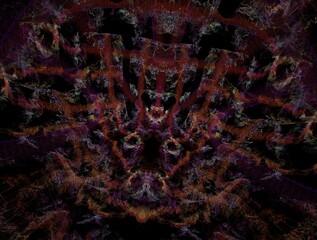 Imaginatory fractal background generated Image