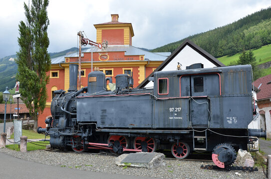 Dampflokomotive in Vordernberg in der Steiermark (Erzbergbahn), &Ouml;sterreich, Europa - Steam locomotive in Vordernberg in Styria (Erzbergbahn), Austria, Europe
