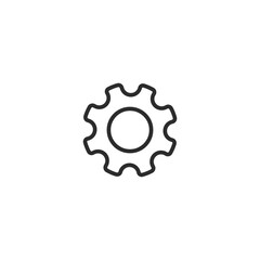 Gear  Template vector icon illustration