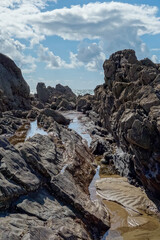 Rocky coastline near Bude