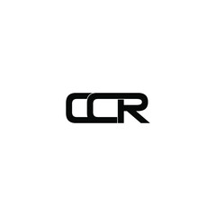 ccr letter original monogram logo design