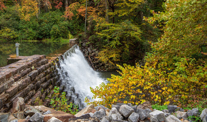 Blue Ridge Parkway, Milepost 63.1, Otter Lake Waterfall