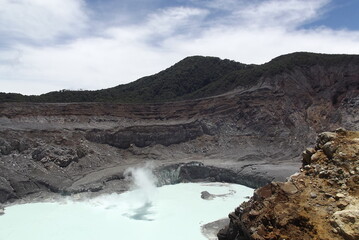 Cráter, volcán Poás, Alajuela Costa Rica 