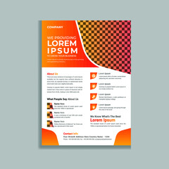 Creative and Modern Business leaflet Template Design