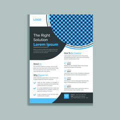 Creative and Modern Business leaflet Template Design