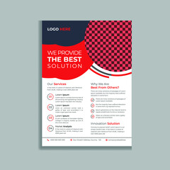 Creative and Modern Business leaflet Template Design