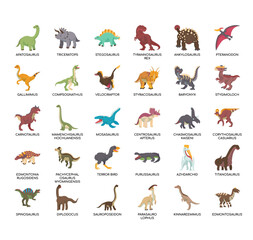 Set of dinosaur thin line and pixel perfect icons for any web and app project.