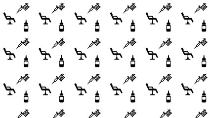 Naklejka premium Tattoos and tattooist