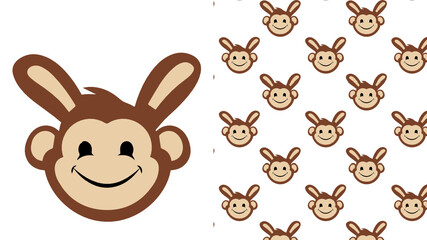 Fototapeta premium Monkey rabbit