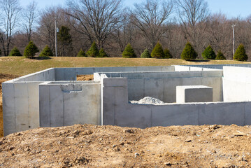 concrete foundation for the house cement industry