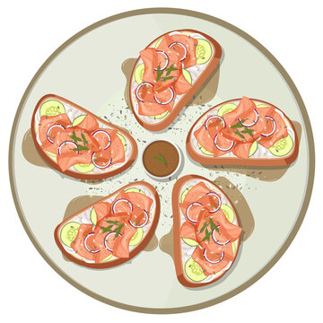 Fish Sandwich clip art preview