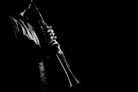 Clarinet player hands clarinetist playing Woodwind instruments