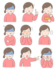 怒ったり照れたり女性のリアクションいろいろ