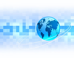 地球　地球儀　グローバル　テクノロジー　世界地図　３ｄ　ビジネス背景　ワールド