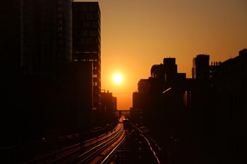 The Chicago Henge as seen from the west loop area