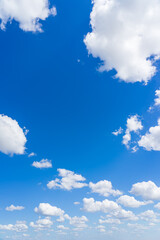 Beautiful blue sky and clouds with daylight natural background. - 422671233